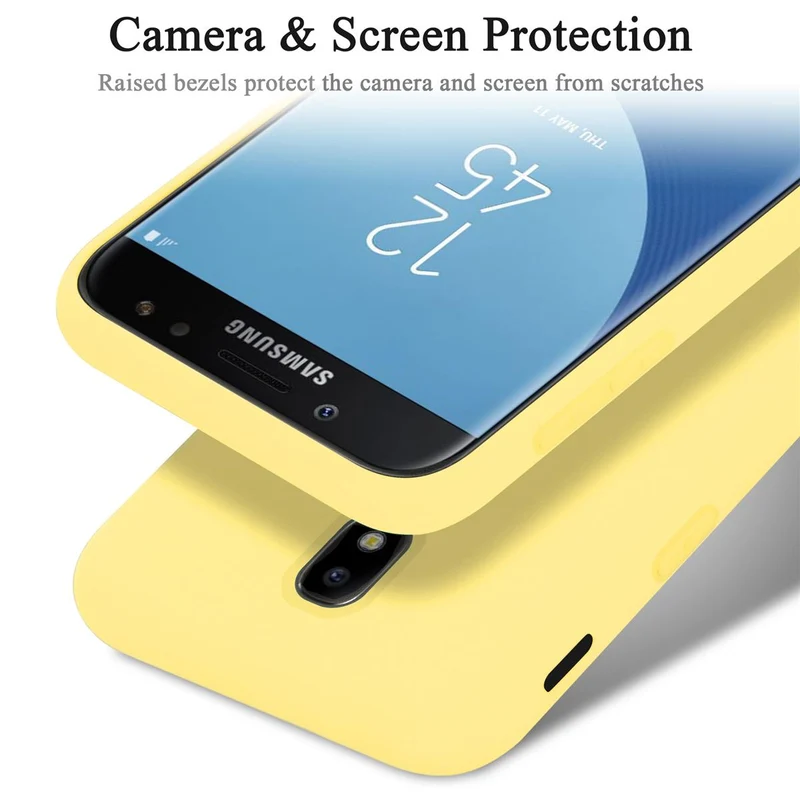 Cadorabo Hülle kompatibel mit Samsung Galaxy J5 2017 / J5 PRO Schutzhülle aus flexiblem TPU Silikon