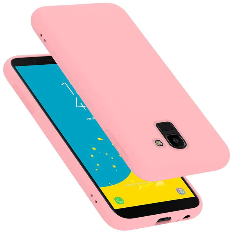 Cadorabo Hülle kompatibel mit Samsung Galaxy J6 2018 Schutzhülle aus flexiblem TPU Silikon