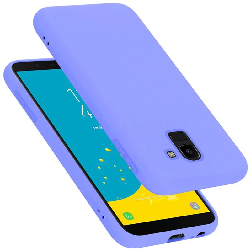 Cadorabo Hülle kompatibel mit Samsung Galaxy J6 2018 Schutzhülle aus flexiblem TPU Silikon