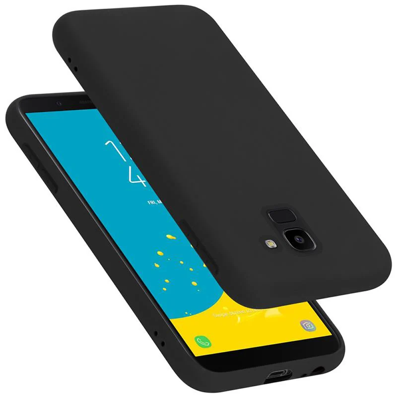 Cadorabo Hülle kompatibel mit Samsung Galaxy J6 2018 Schutzhülle aus flexiblem TPU Silikon