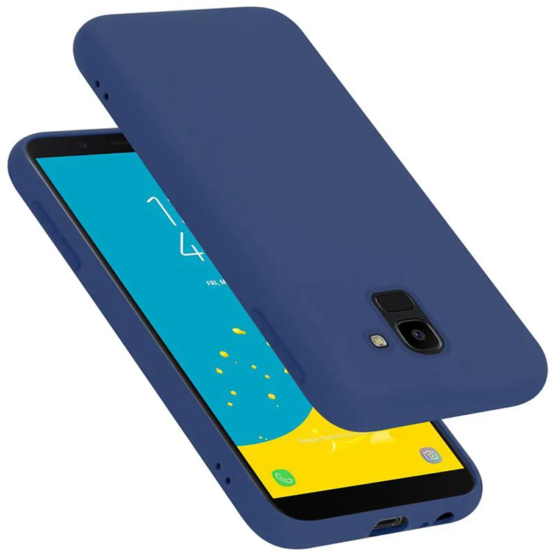 Cadorabo Hülle kompatibel mit Samsung Galaxy J6 2018 Schutzhülle aus flexiblem TPU Silikon