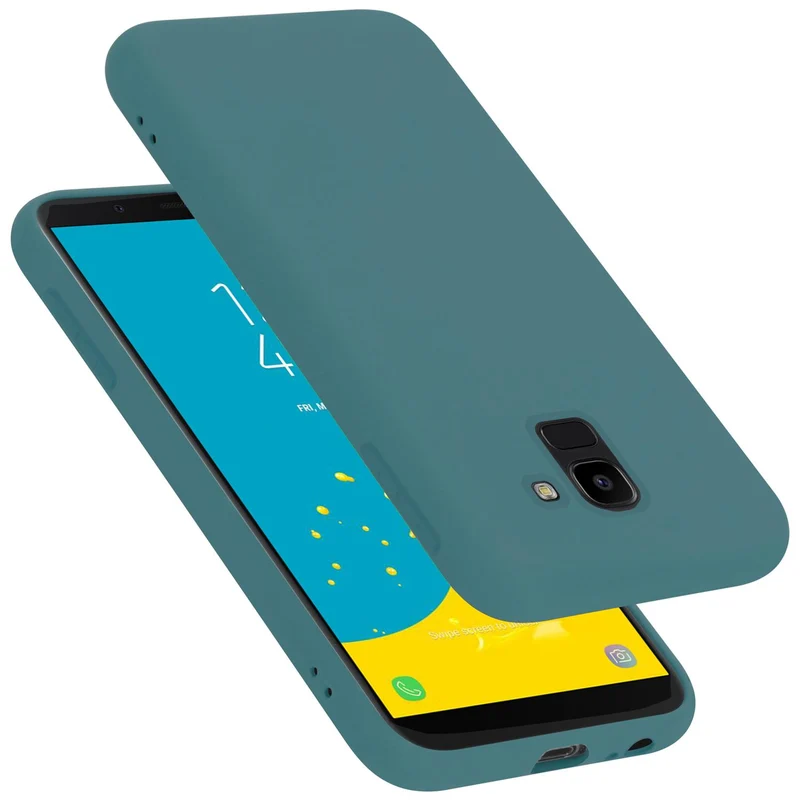 Cadorabo Hülle kompatibel mit Samsung Galaxy J6 2018 Schutzhülle aus flexiblem TPU Silikon