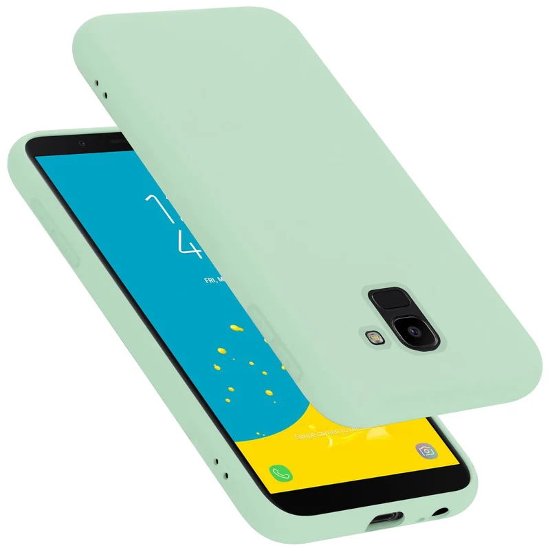 Cadorabo Hülle kompatibel mit Samsung Galaxy J6 2018 Schutzhülle aus flexiblem TPU Silikon