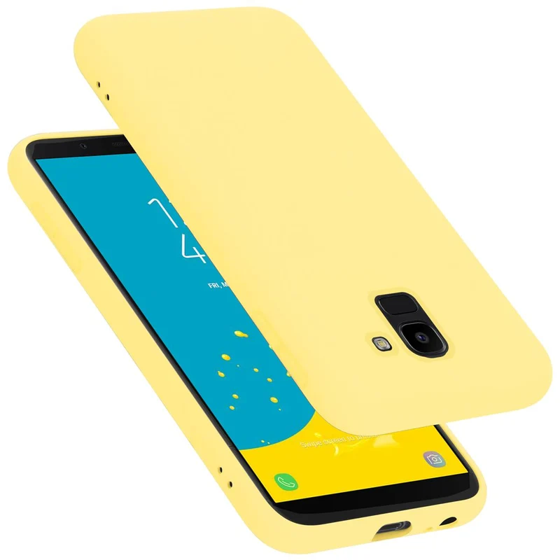 Cadorabo Hülle kompatibel mit Samsung Galaxy J6 2018 Schutzhülle aus flexiblem TPU Silikon