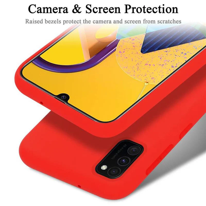 Cadorabo Hülle kompatibel mit Samsung Galaxy M21 / M30s Schutzhülle aus flexiblem TPU Silikon