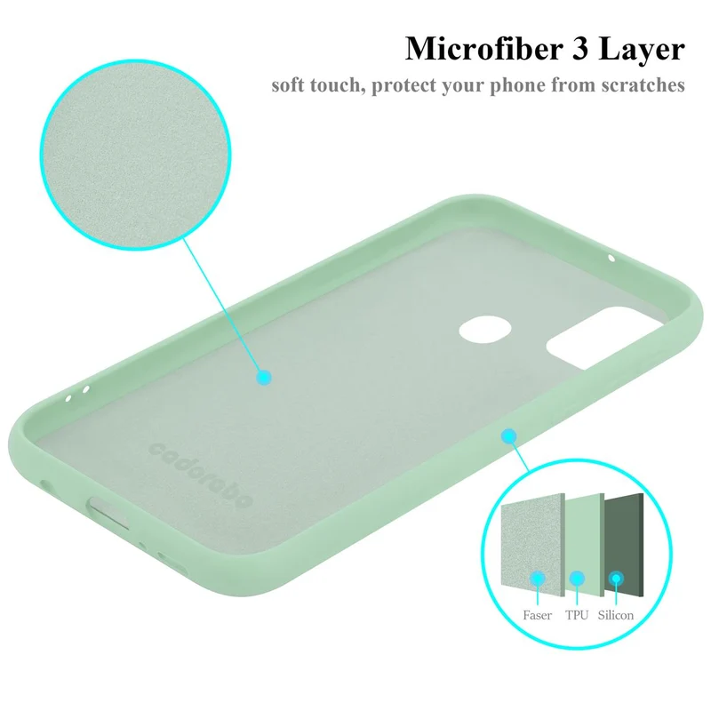 Cadorabo Hülle kompatibel mit Samsung Galaxy M21 / M30s Schutzhülle aus flexiblem TPU Silikon