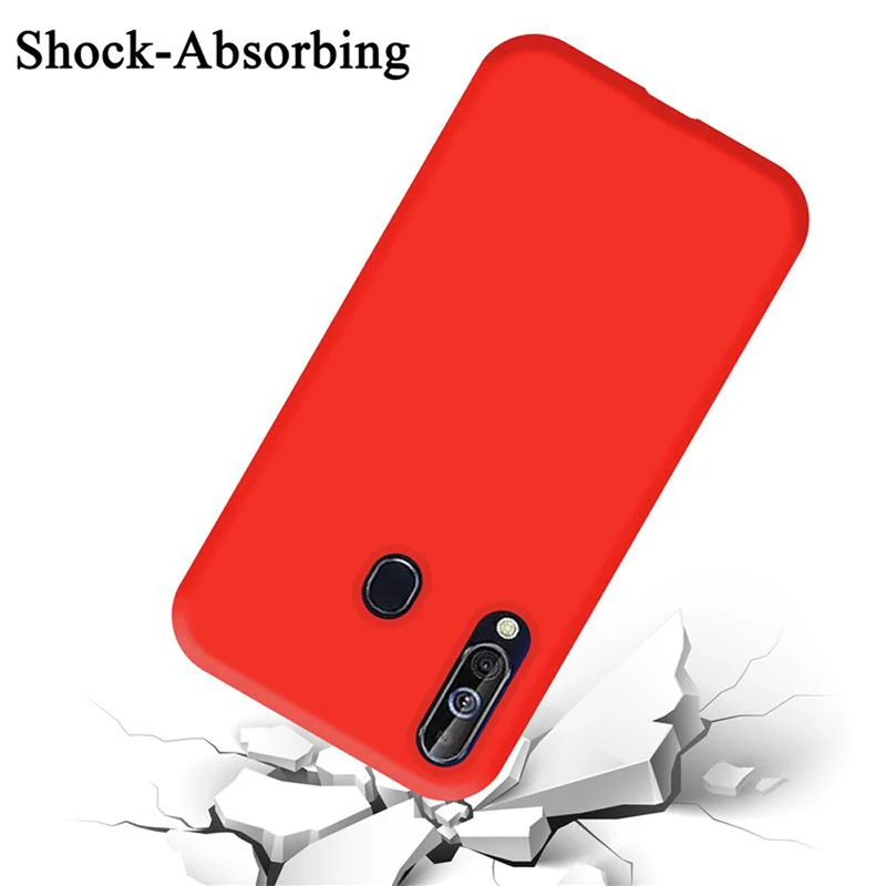 Cadorabo Hülle kompatibel mit Samsung Galaxy A60 / M40 Schutzhülle aus flexiblem TPU Silikon