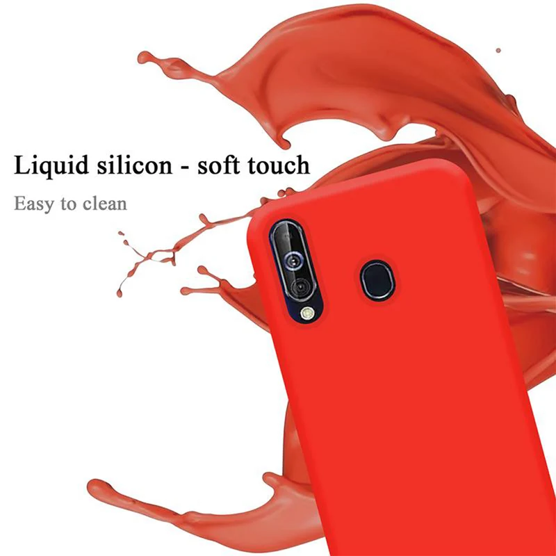 Cadorabo Hülle kompatibel mit Samsung Galaxy A60 / M40 Schutzhülle aus flexiblem TPU Silikon