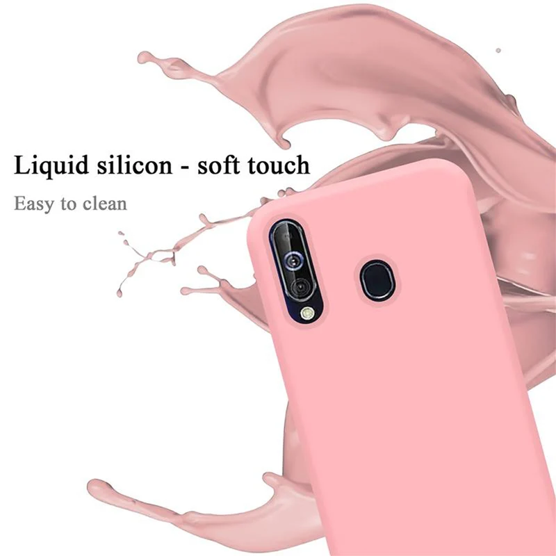 Cadorabo Hülle kompatibel mit Samsung Galaxy A60 / M40 Schutzhülle aus flexiblem TPU Silikon
