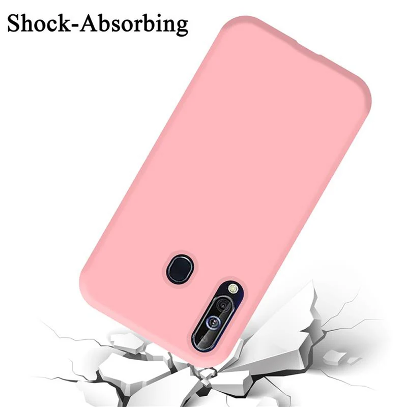 Cadorabo Hülle kompatibel mit Samsung Galaxy A60 / M40 Schutzhülle aus flexiblem TPU Silikon