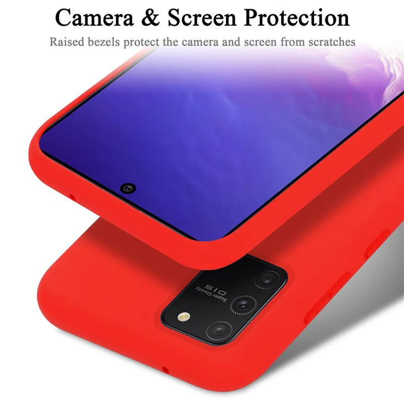Cadorabo Hülle kompatibel mit Samsung Galaxy A91 / S10 LITE / M80s Schutzhülle aus flexiblem TPU Silikon