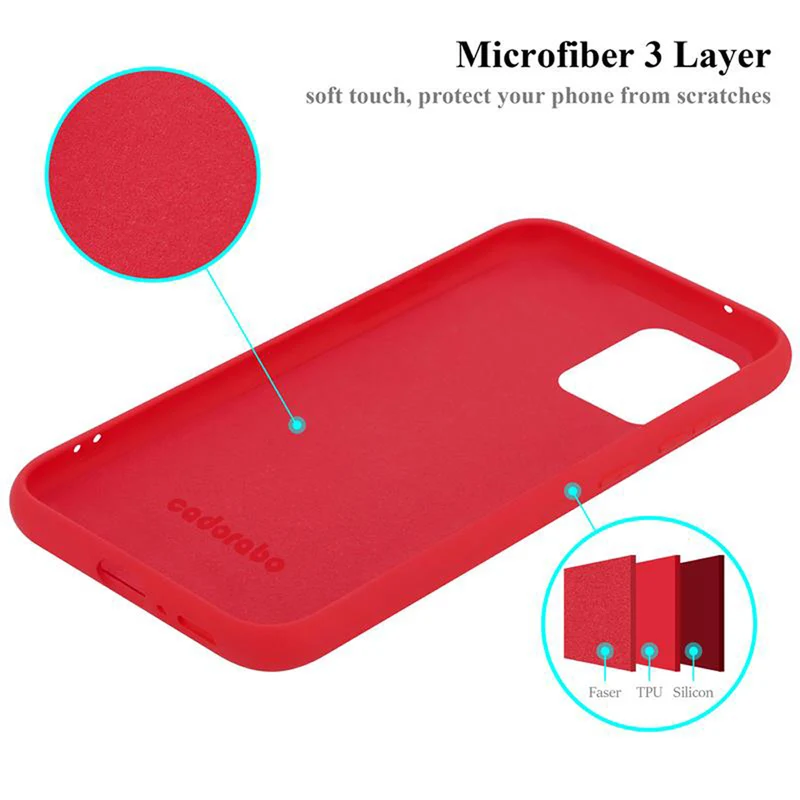 Cadorabo Hülle kompatibel mit Samsung Galaxy A91 / S10 LITE / M80s Schutzhülle aus flexiblem TPU Silikon