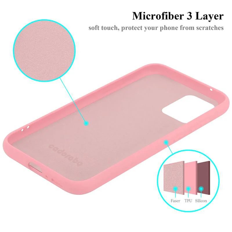 Cadorabo Hülle kompatibel mit Samsung Galaxy A91 / S10 LITE / M80s Schutzhülle aus flexiblem TPU Silikon