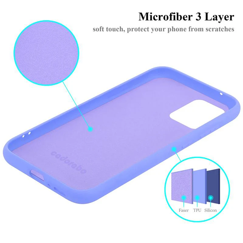 Cadorabo Hülle kompatibel mit Samsung Galaxy A91 / S10 LITE / M80s Schutzhülle aus flexiblem TPU Silikon
