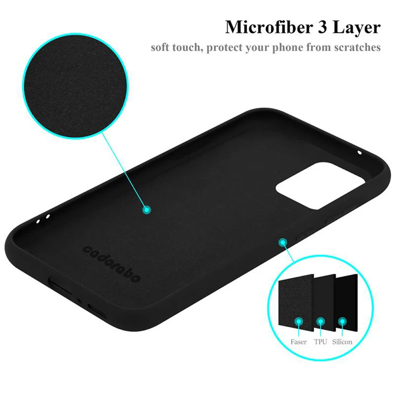 Cadorabo Hülle kompatibel mit Samsung Galaxy A91 / S10 LITE / M80s Schutzhülle aus flexiblem TPU Silikon