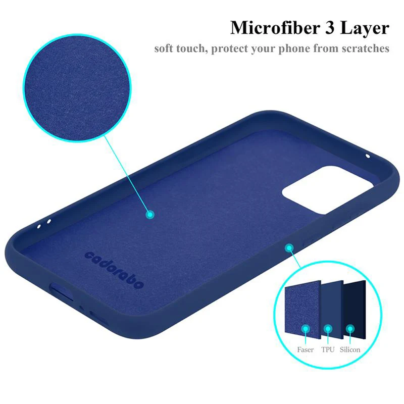 Cadorabo Hülle kompatibel mit Samsung Galaxy A91 / S10 LITE / M80s Schutzhülle aus flexiblem TPU Silikon