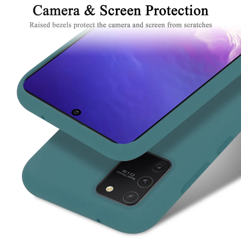 Cadorabo Hülle kompatibel mit Samsung Galaxy A91 / S10 LITE / M80s Schutzhülle aus flexiblem TPU Silikon