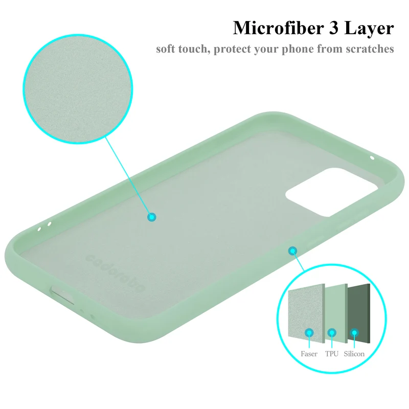 Cadorabo Hülle kompatibel mit Samsung Galaxy A91 / S10 LITE / M80s Schutzhülle aus flexiblem TPU Silikon