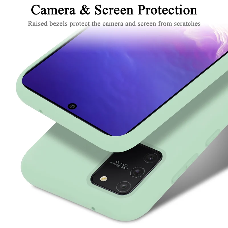 Cadorabo Hülle kompatibel mit Samsung Galaxy A91 / S10 LITE / M80s Schutzhülle aus flexiblem TPU Silikon