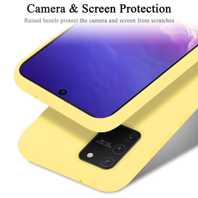 Cadorabo Hülle kompatibel mit Samsung Galaxy A91 / S10 LITE / M80s Schutzhülle aus flexiblem TPU Silikon