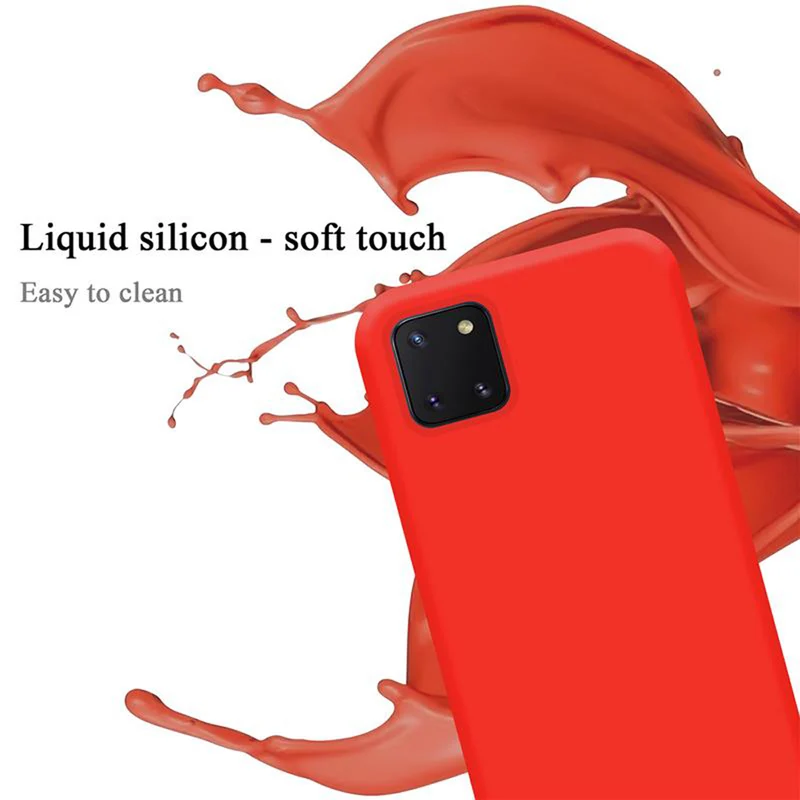 Cadorabo Hülle kompatibel mit Samsung Galaxy A81 / NOTE 10 LITE / M60s Schutzhülle aus flexiblem TPU Silikon