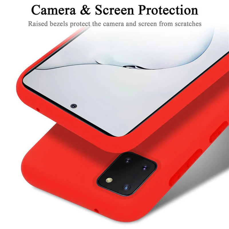 Cadorabo Hülle kompatibel mit Samsung Galaxy A81 / NOTE 10 LITE / M60s Schutzhülle aus flexiblem TPU Silikon