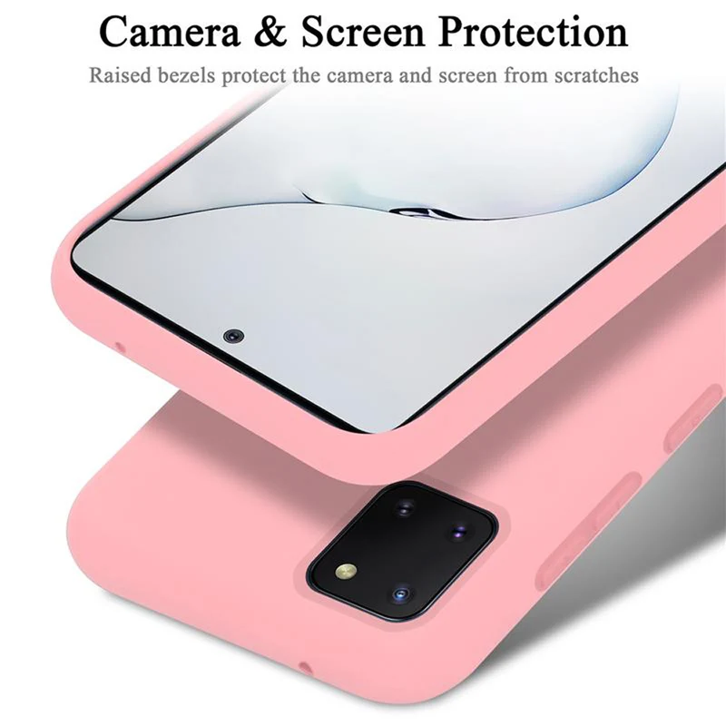 Cadorabo Hülle kompatibel mit Samsung Galaxy A81 / NOTE 10 LITE / M60s Schutzhülle aus flexiblem TPU Silikon