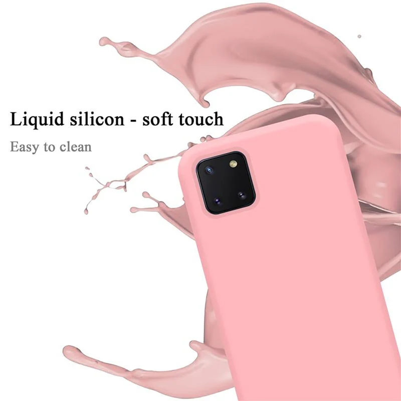 Cadorabo Hülle kompatibel mit Samsung Galaxy A81 / NOTE 10 LITE / M60s Schutzhülle aus flexiblem TPU Silikon