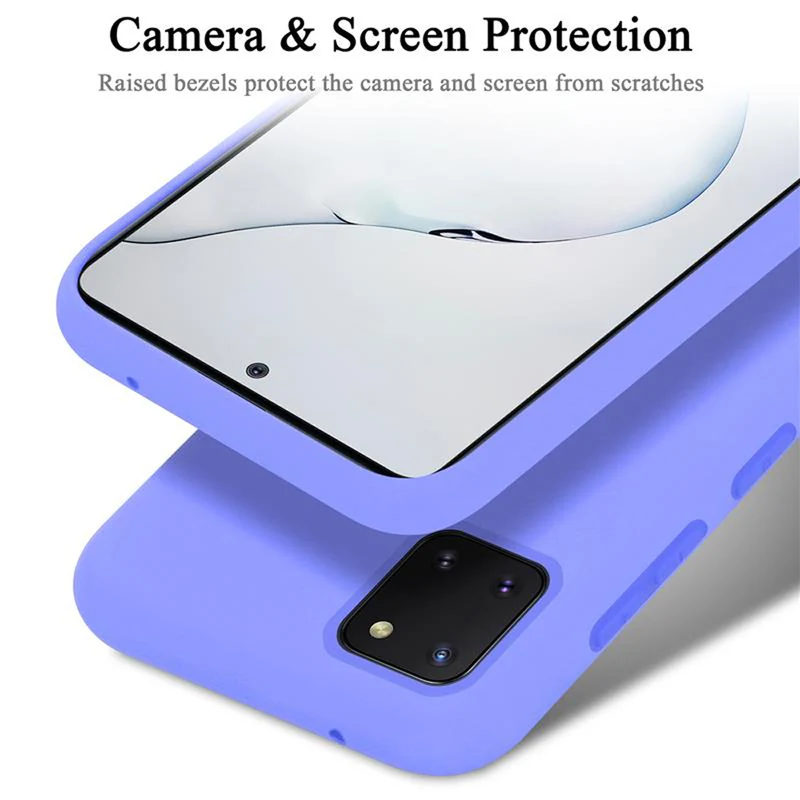 Cadorabo Hülle kompatibel mit Samsung Galaxy A81 / NOTE 10 LITE / M60s Schutzhülle aus flexiblem TPU Silikon