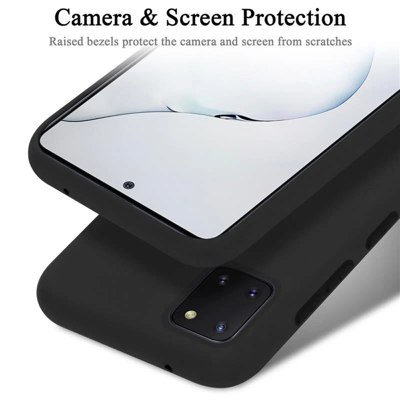 Cadorabo Hülle kompatibel mit Samsung Galaxy A81 / NOTE 10 LITE / M60s Schutzhülle aus flexiblem TPU Silikon