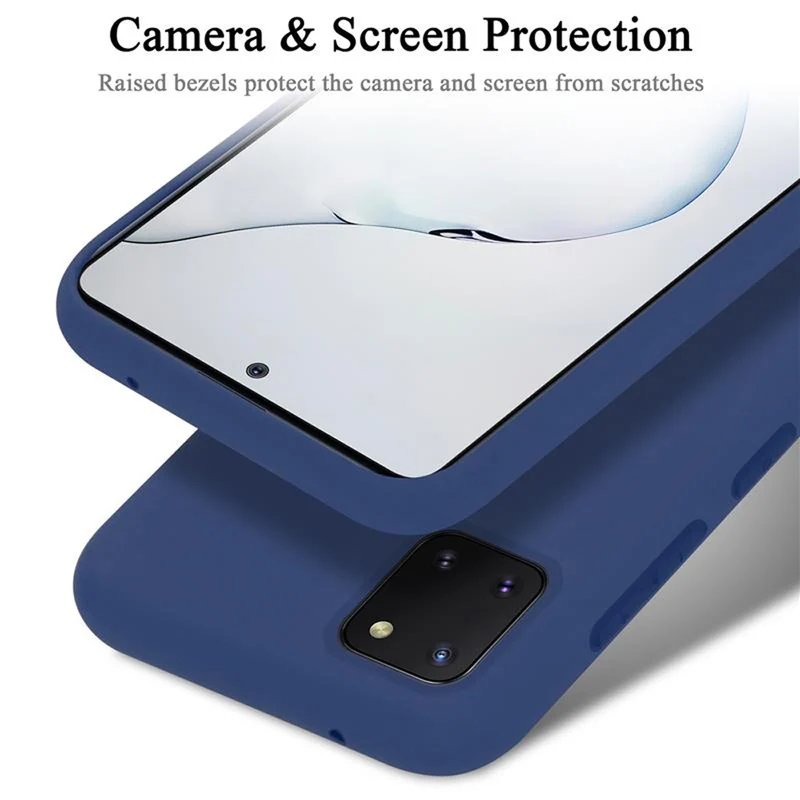 Cadorabo Hülle kompatibel mit Samsung Galaxy A81 / NOTE 10 LITE / M60s Schutzhülle aus flexiblem TPU Silikon