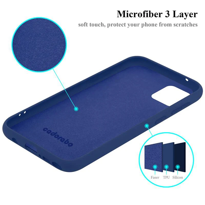 Cadorabo Hülle kompatibel mit Samsung Galaxy A81 / NOTE 10 LITE / M60s Schutzhülle aus flexiblem TPU Silikon