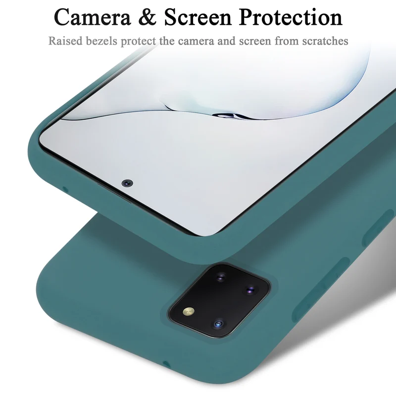 Cadorabo Hülle kompatibel mit Samsung Galaxy A81 / NOTE 10 LITE / M60s Schutzhülle aus flexiblem TPU Silikon
