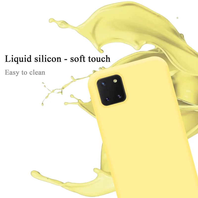 Cadorabo Hülle kompatibel mit Samsung Galaxy A81 / NOTE 10 LITE / M60s Schutzhülle aus flexiblem TPU Silikon