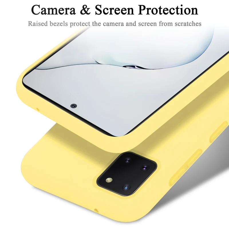 Cadorabo Hülle kompatibel mit Samsung Galaxy A81 / NOTE 10 LITE / M60s Schutzhülle aus flexiblem TPU Silikon