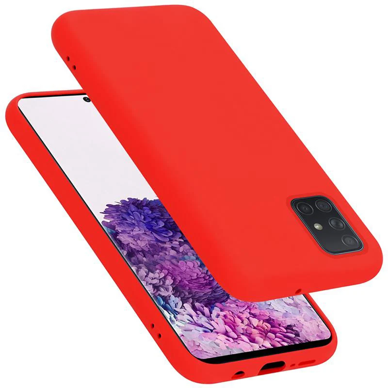 Cadorabo Hülle kompatibel mit Samsung Galaxy A71 4G Schutzhülle aus flexiblem TPU Silikon