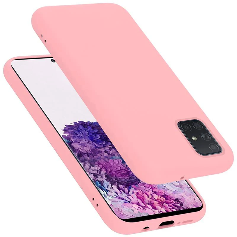 Cadorabo Hülle kompatibel mit Samsung Galaxy A71 4G Schutzhülle aus flexiblem TPU Silikon