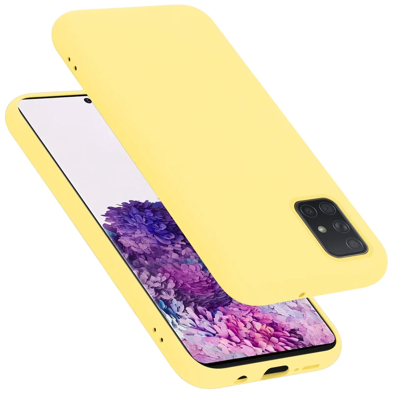 Cadorabo Hülle kompatibel mit Samsung Galaxy A71 4G Schutzhülle aus flexiblem TPU Silikon