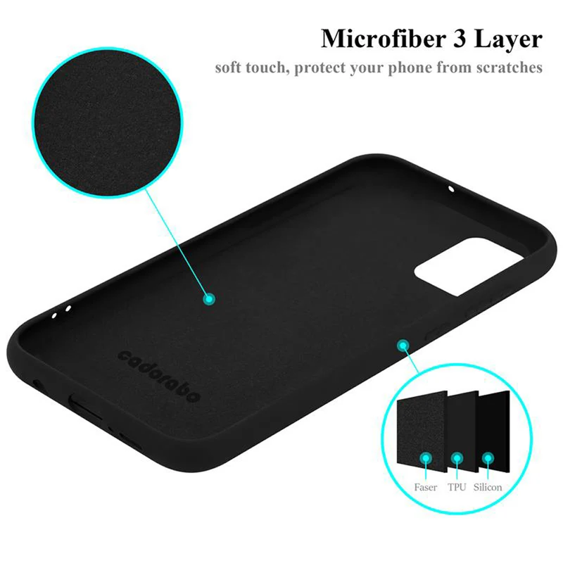 Cadorabo Hülle kompatibel mit Samsung Galaxy A71 4G Schutzhülle aus flexiblem TPU Silikon