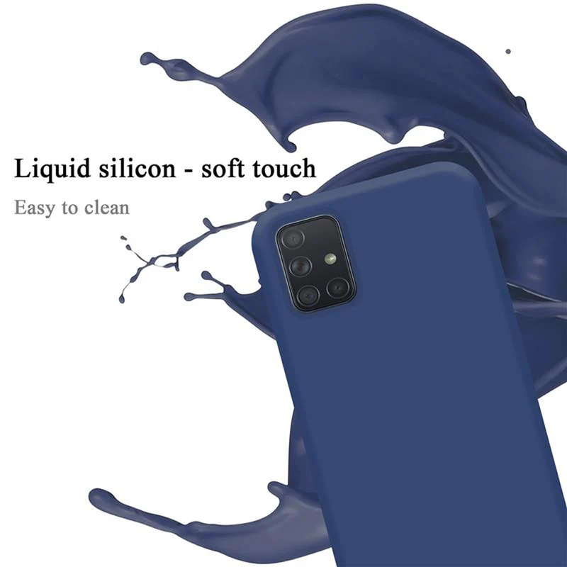Cadorabo Hülle kompatibel mit Samsung Galaxy A71 4G Schutzhülle aus flexiblem TPU Silikon