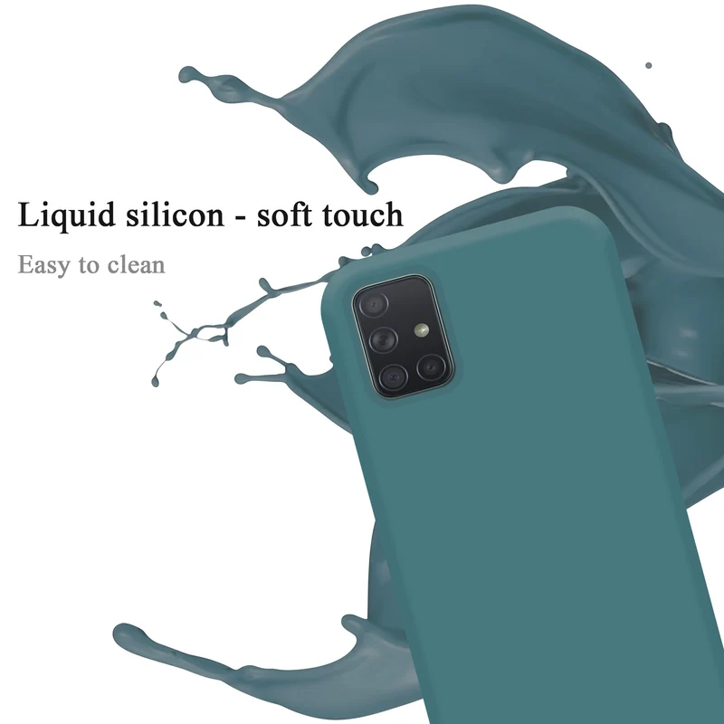 Cadorabo Hülle kompatibel mit Samsung Galaxy A71 4G Schutzhülle aus flexiblem TPU Silikon