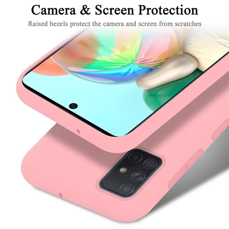 Cadorabo Hülle kompatibel mit Samsung Galaxy A51 4G / M40s Schutzhülle aus flexiblem TPU Silikon