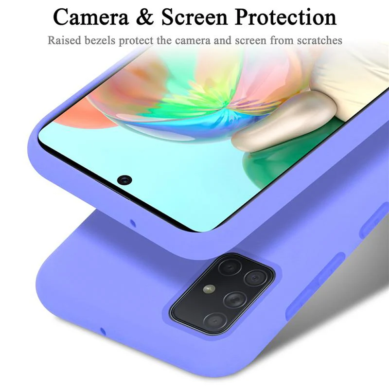 Cadorabo Hülle kompatibel mit Samsung Galaxy A51 4G / M40s Schutzhülle aus flexiblem TPU Silikon