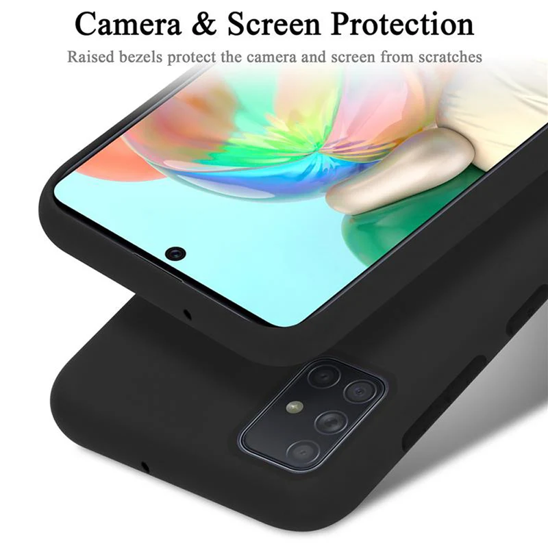 Cadorabo Hülle kompatibel mit Samsung Galaxy A51 4G / M40s Schutzhülle aus flexiblem TPU Silikon
