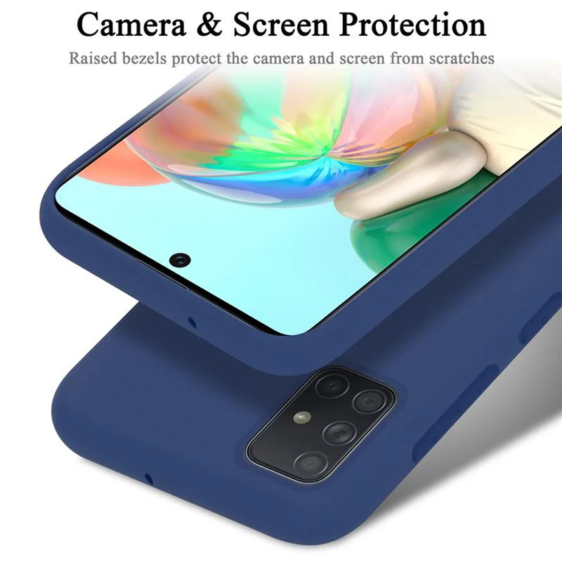 Cadorabo Hülle kompatibel mit Samsung Galaxy A51 4G / M40s Schutzhülle aus flexiblem TPU Silikon