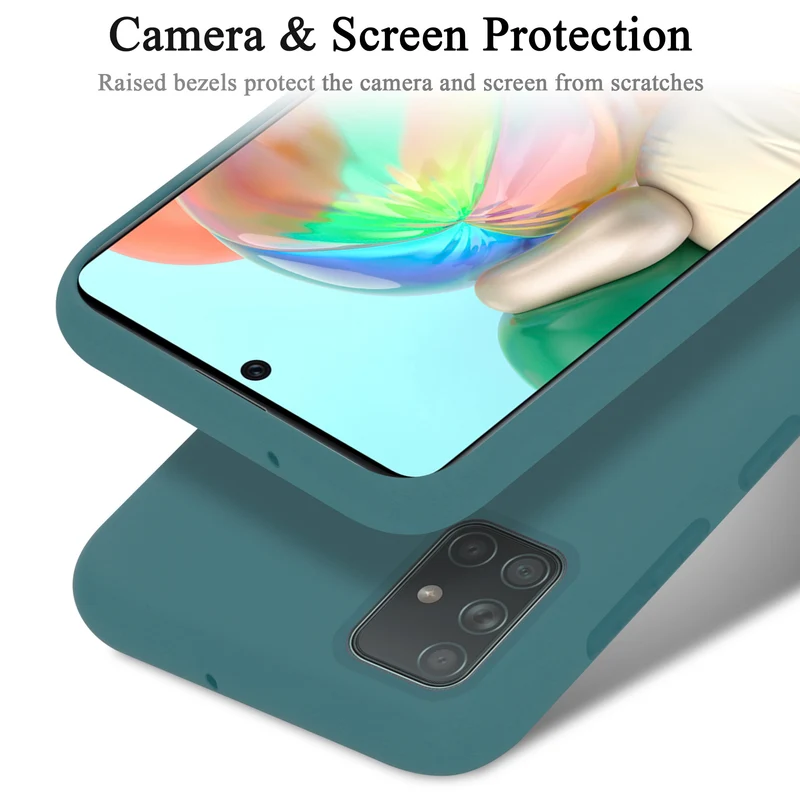Cadorabo Hülle kompatibel mit Samsung Galaxy A51 4G / M40s Schutzhülle aus flexiblem TPU Silikon