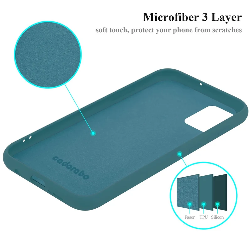 Cadorabo Hülle kompatibel mit Samsung Galaxy A51 4G / M40s Schutzhülle aus flexiblem TPU Silikon