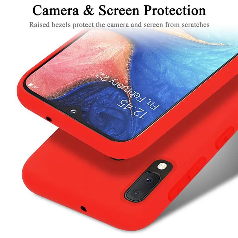 Cadorabo Hülle kompatibel mit Samsung Galaxy A10e / A20e Schutzhülle aus flexiblem TPU Silikon