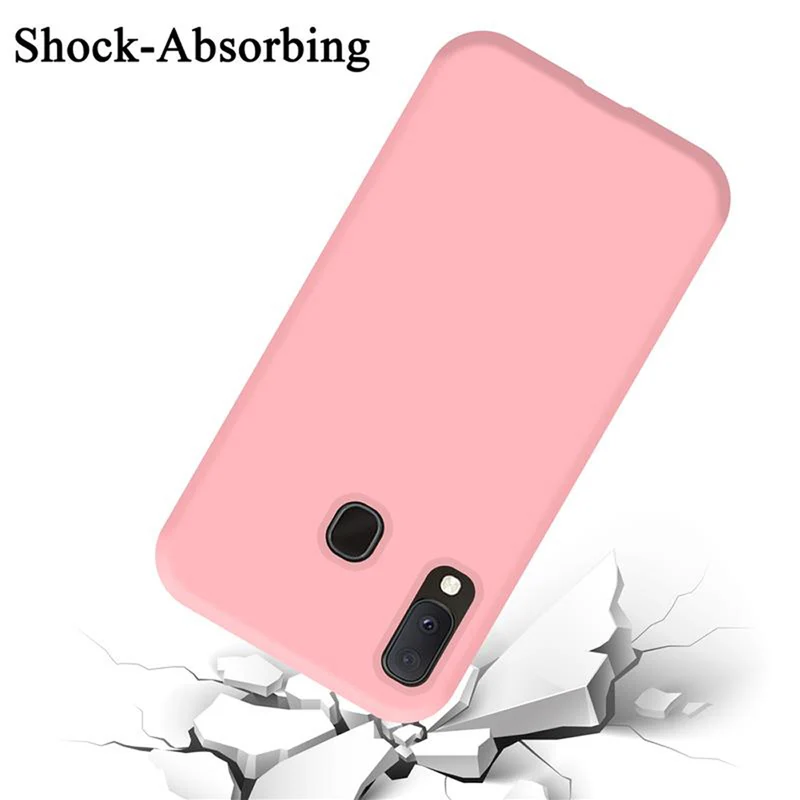 Cadorabo Hülle kompatibel mit Samsung Galaxy A10e / A20e Schutzhülle aus flexiblem TPU Silikon