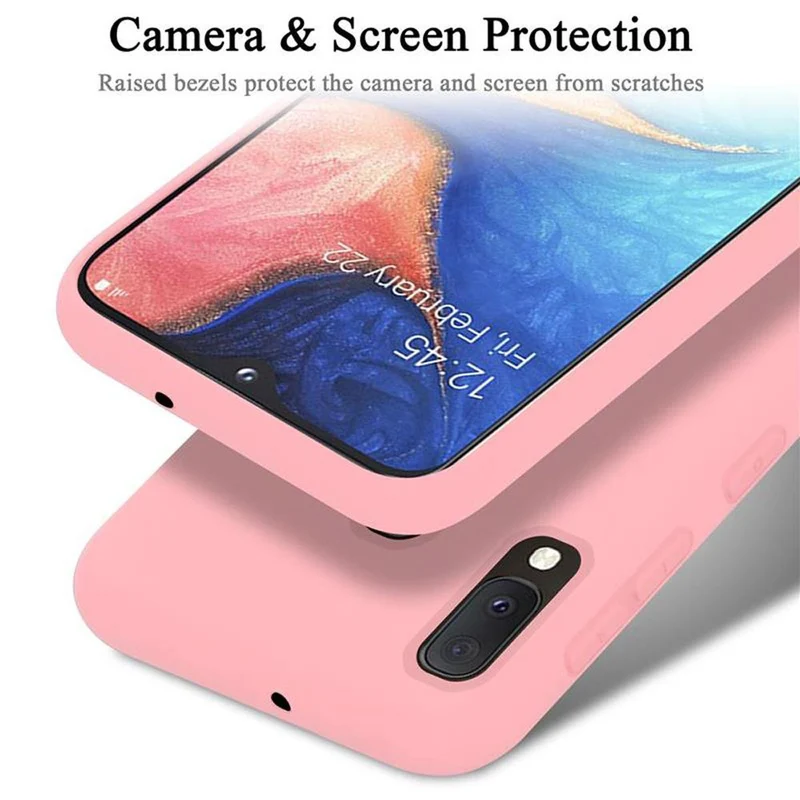 Cadorabo Hülle kompatibel mit Samsung Galaxy A10e / A20e Schutzhülle aus flexiblem TPU Silikon